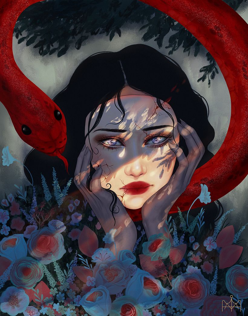 Ophelia | Domestika, image size:820x1044