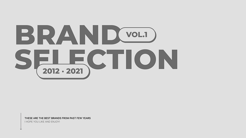 Brand Selection. Vol.1 1