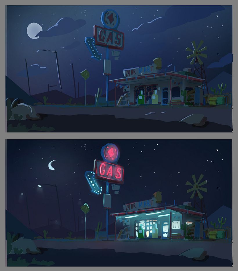 Night thumbnails.