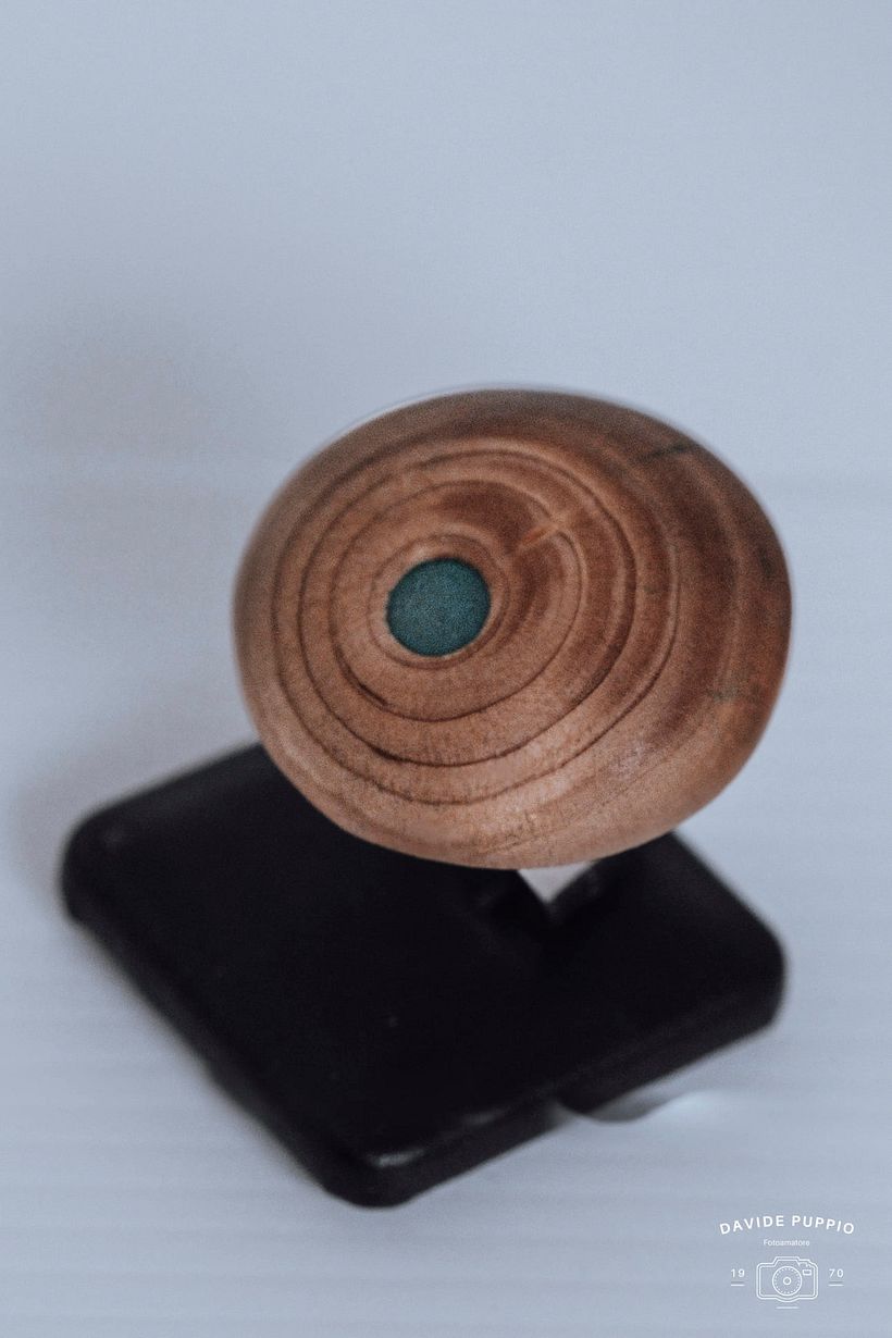 Il mio progetto del corso: Legno, argento e resina. 5
