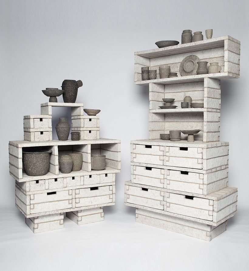 Paperpulp Cabinets // by Debbie Wijskamp 2009