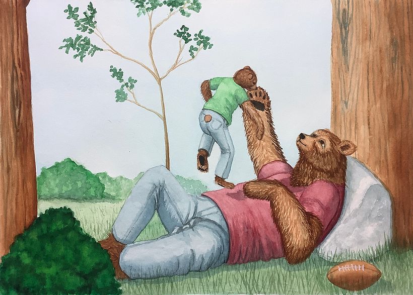 My project for course: Animal Characters in Watercolor for Children’s Books 2