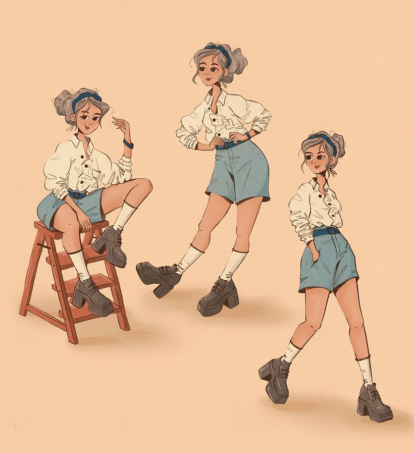 My project for course: Drawing Appealing Characters with Personality 7