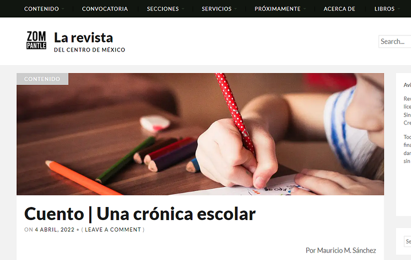 Una crónica escolar 3