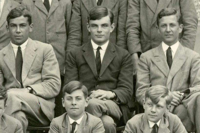 My project for course: Dynamic Character Illustration - Portrait of Alan Turing from a Colorado conference. 3