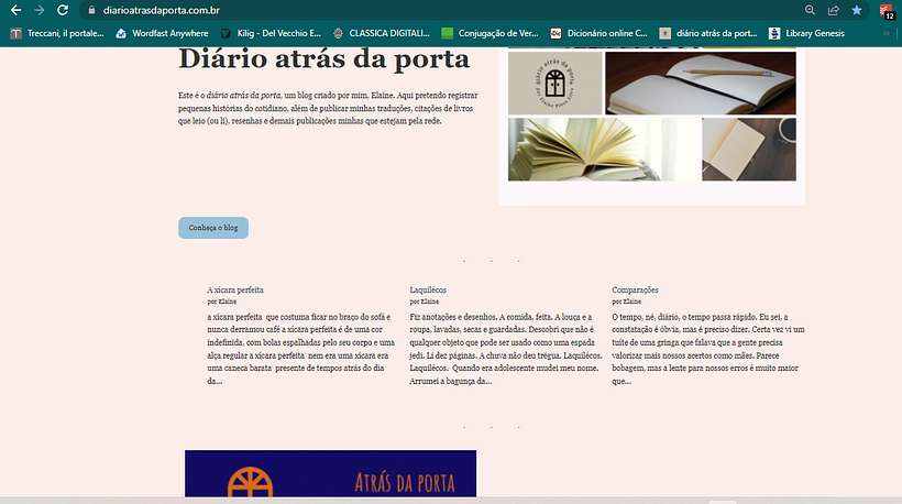Projeto: Wordpress_Blog diário atrás da porta 3