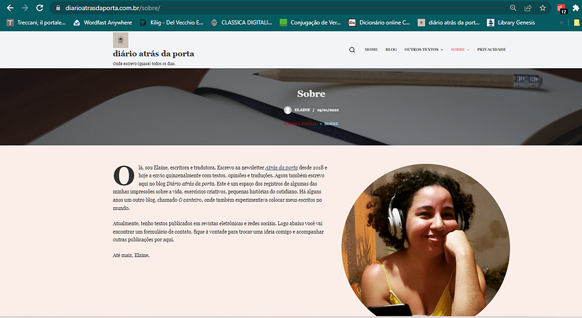 Projeto: Wordpress_Blog diário atrás da porta 9