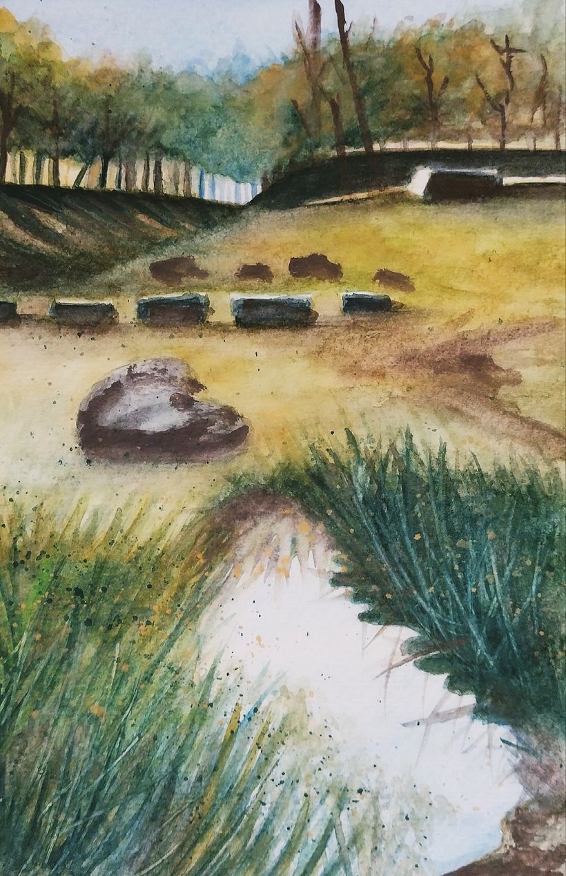 Mi Proyecto del curso: Paisajes naturales en acuarela 1