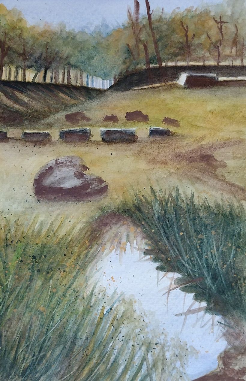 Mi Proyecto del curso: Paisajes naturales en acuarela 2