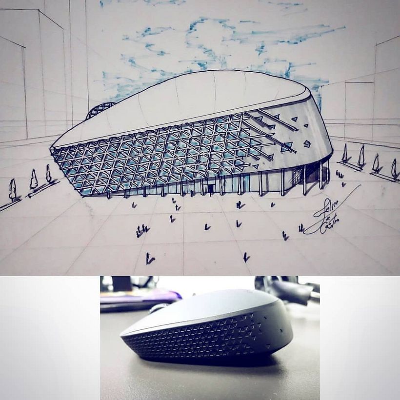 Releituras com perspectiva para desenhos arquitetônicos 3