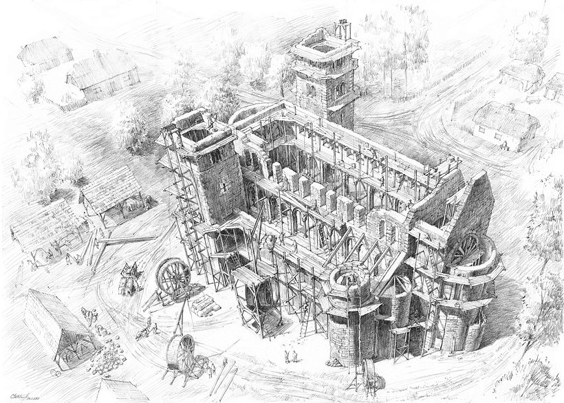 Pencil Architecture Drawings 4
