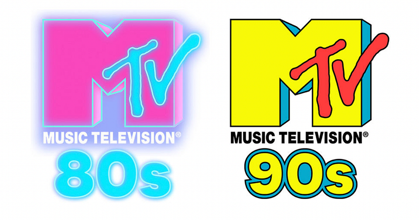 The new MTV logos for their dedicated channels.