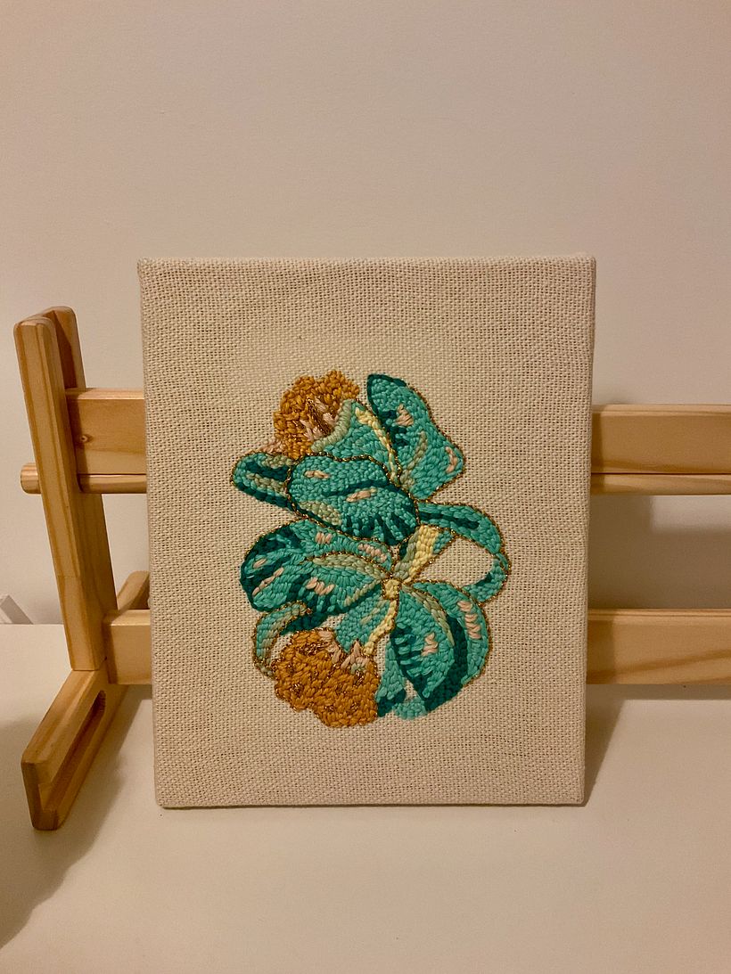 Mi Proyecto del curso: Bordado XL con aguja mágica 3