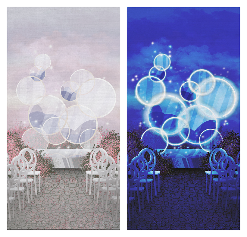 Day and night scenes 