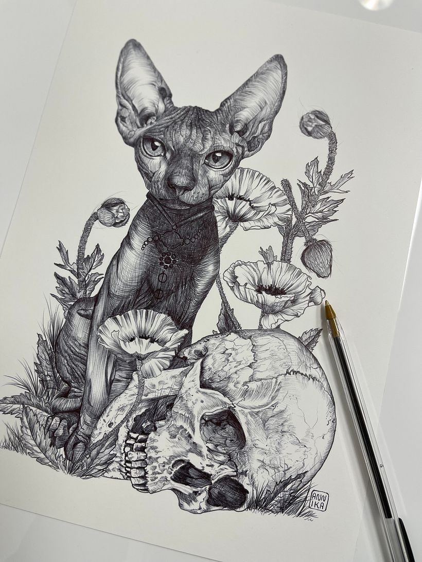 My project for course: Naturalist Illustration with Ballpoint Pen  3