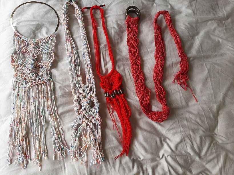 Mi Proyecto del curso: Joyería en macramé 3