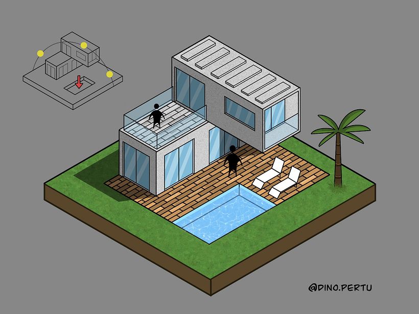 My project for course: Artistic Architectural Sketching with Procreate 1