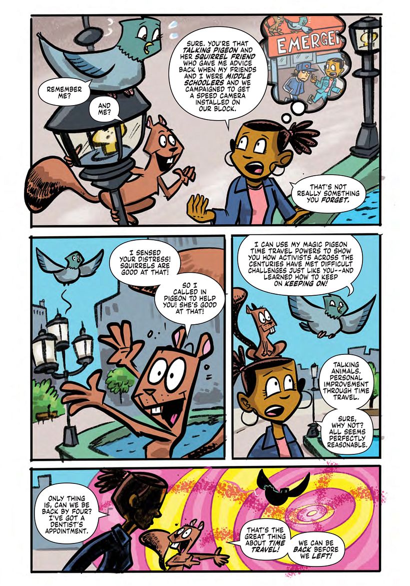 ACTION ACTIVISTS #2, final page four.