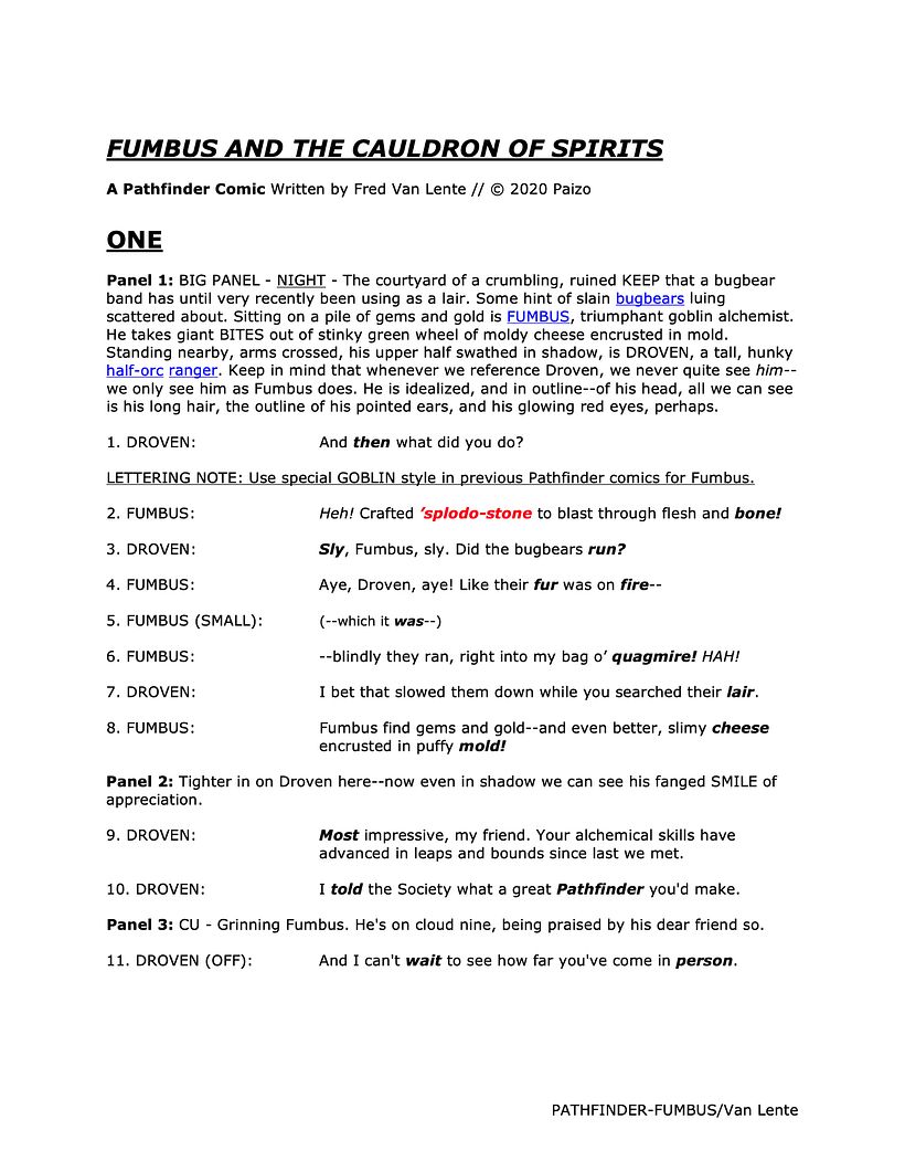 PATHFINDER: FUMBUS! 3