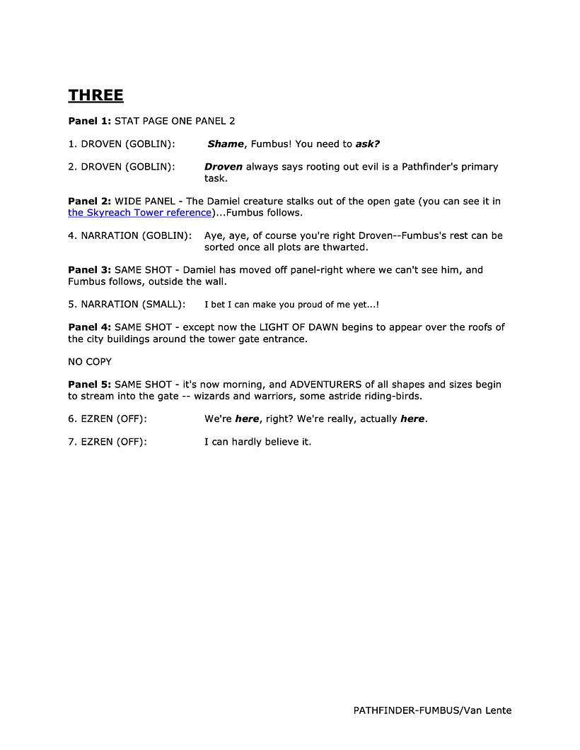 PATHFINDER: FUMBUS! 5