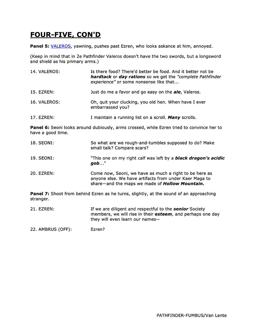 PATHFINDER: FUMBUS! 7
