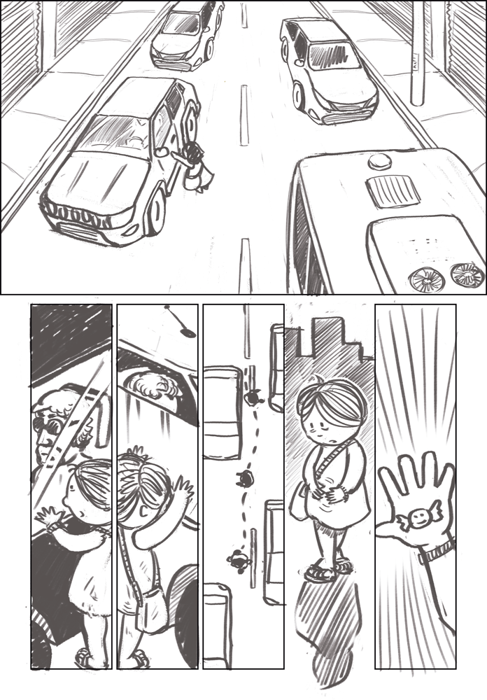 My project in Visual Narrative for Comic Books: Illustrate Your Own Universe course 4