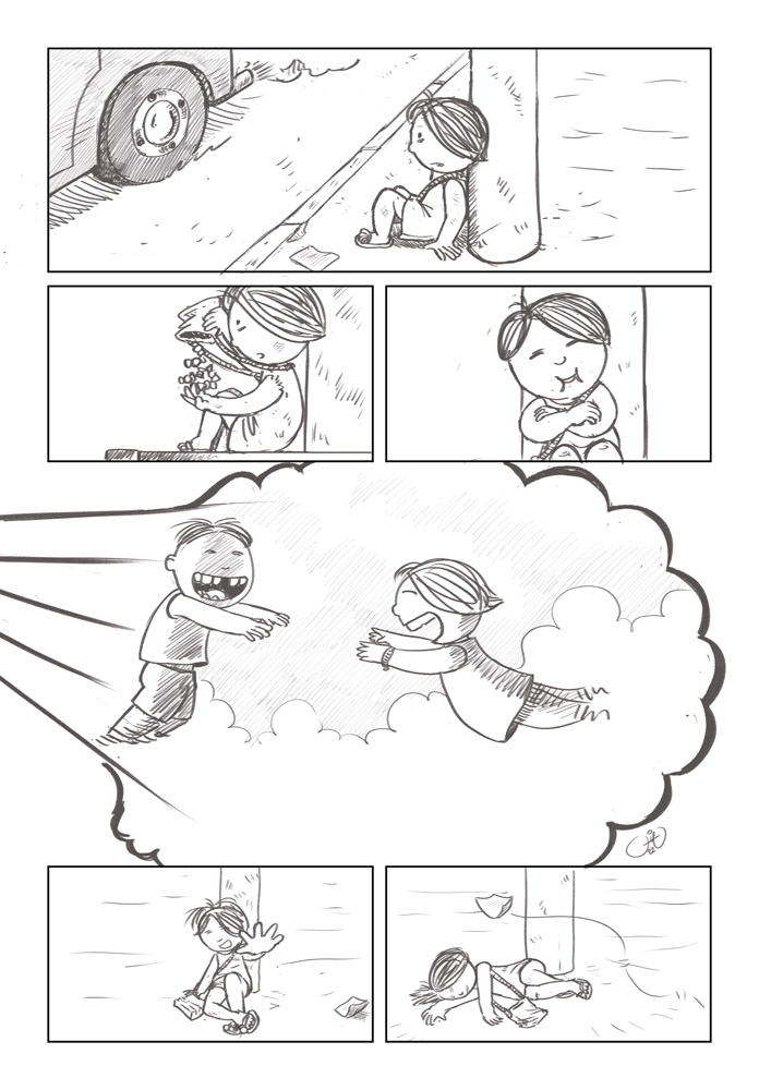 My project in Visual Narrative for Comic Books: Illustrate Your Own Universe course 6