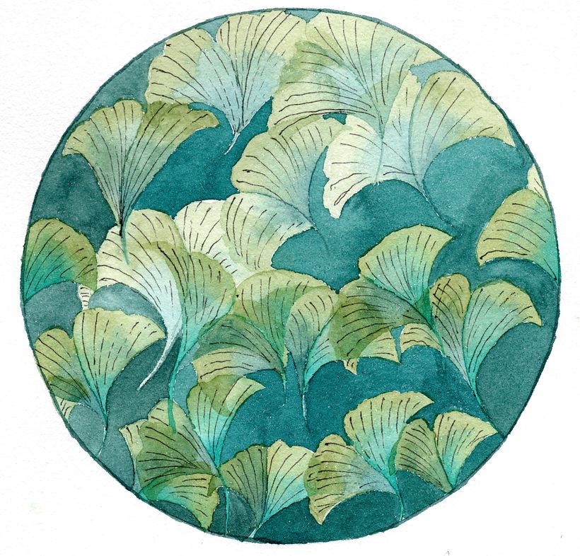 Meu projeto do curso: Técnicas de aquarela negativa para ilustração botânica 2