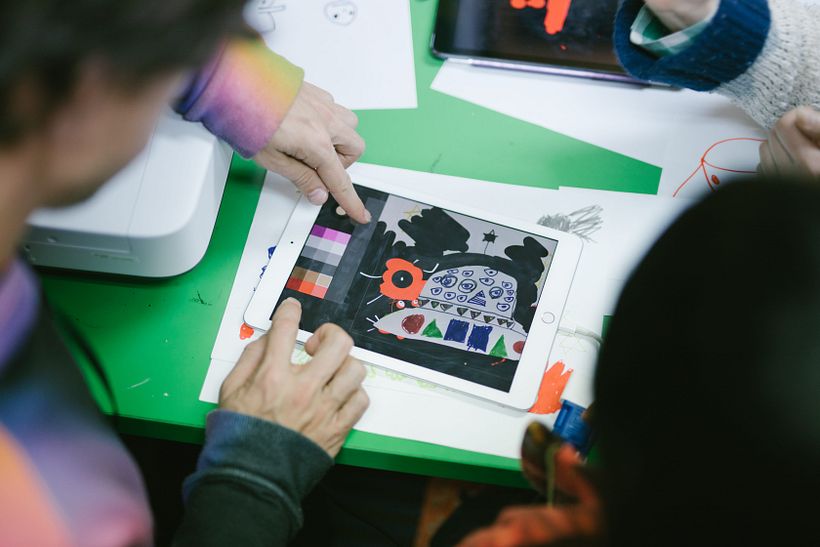 Tagtool lessons for kids - Traditional illustration