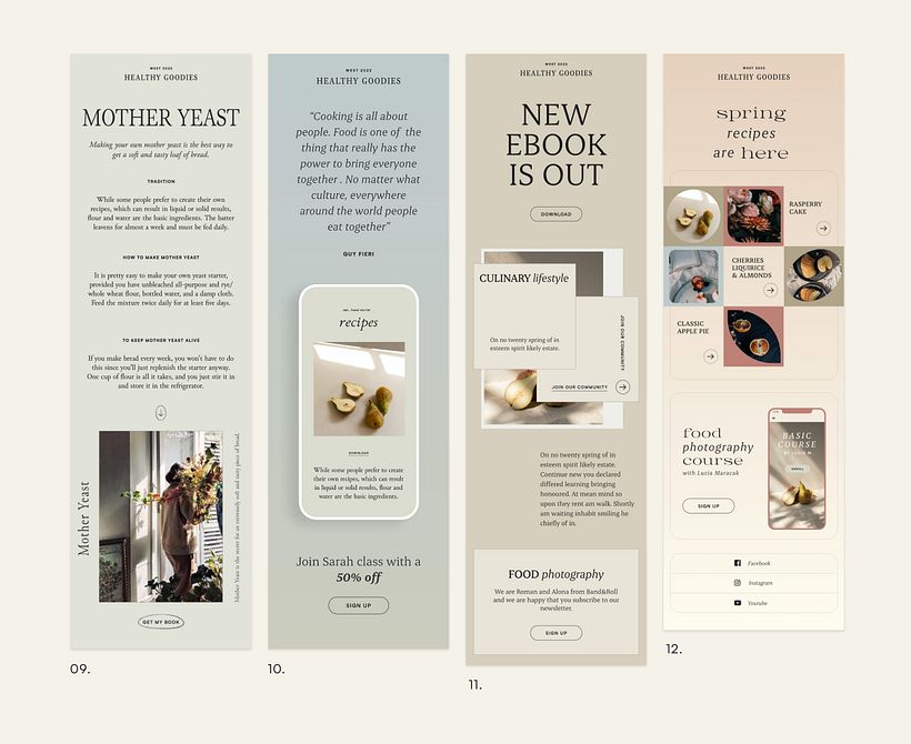 Thyme Newsletter Templates 5