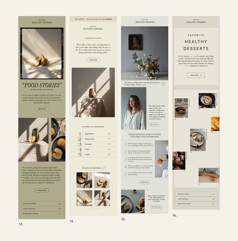 Thyme Newsletter Templates 6
