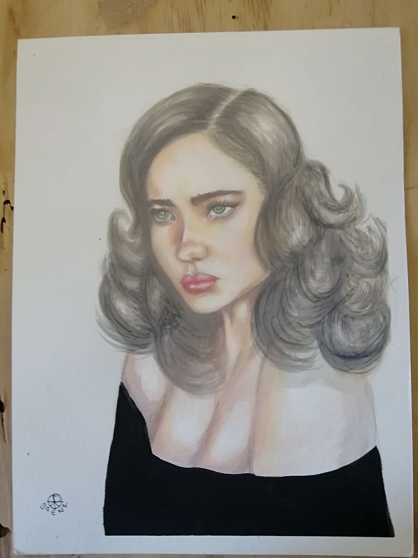 Mi Proyecto del curso: Retrato en acuarela a partir de una fotografía 3