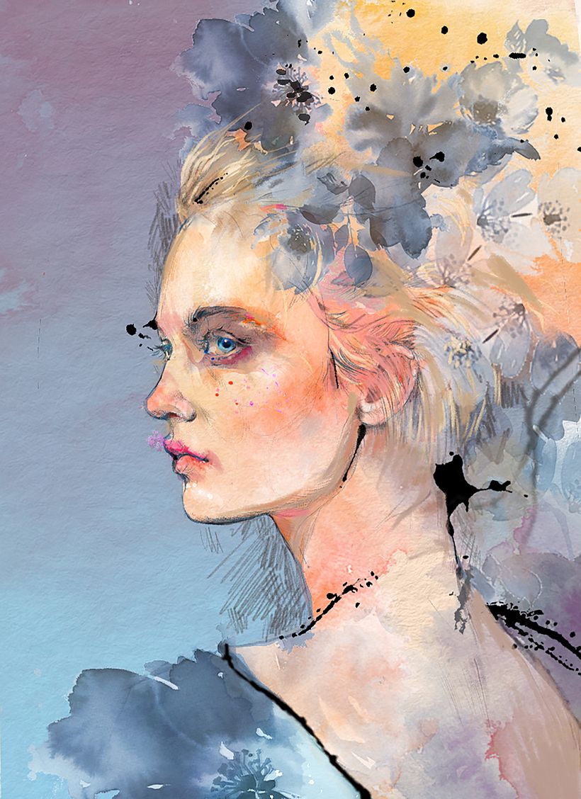 First Portrait from Ricard López Iglesias Class