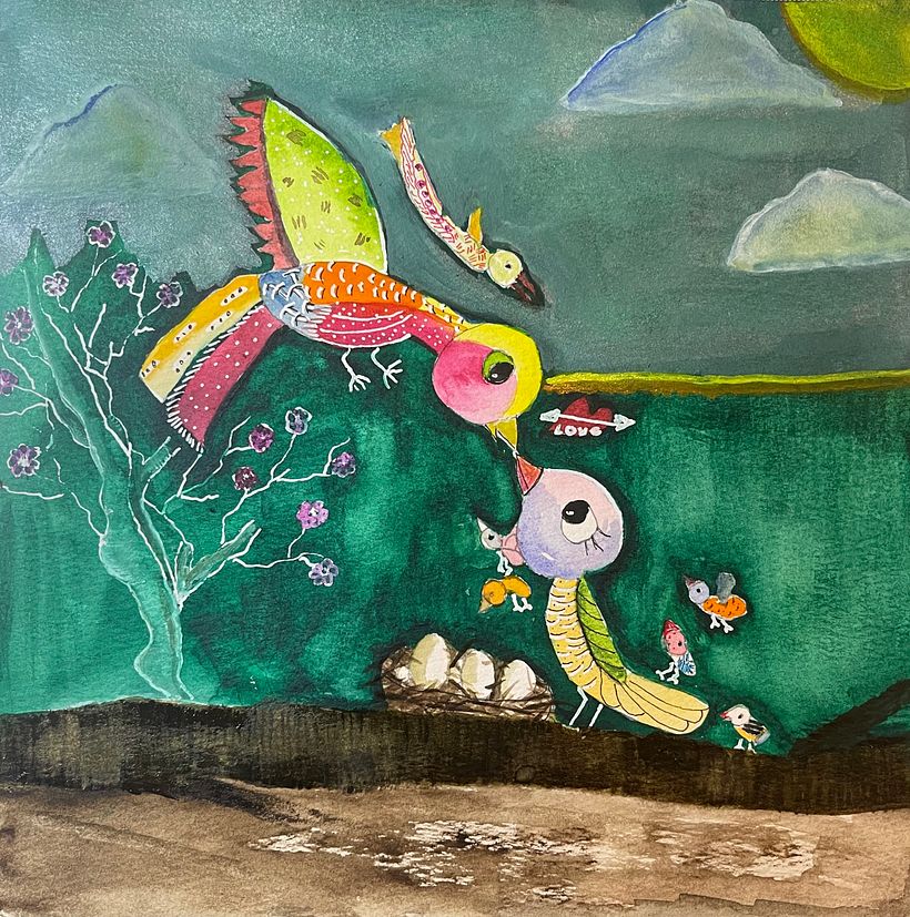 Birds flight 