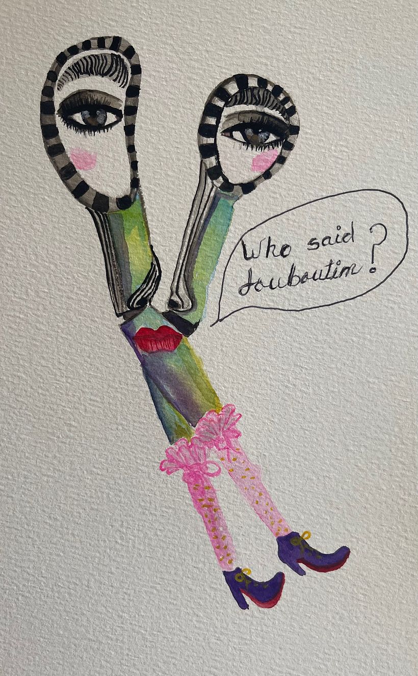 Scissors watercolor 