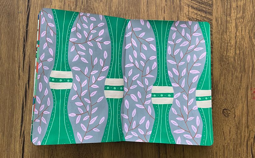 My project for course: Botanical Patterns in a Sketchbook: Conquer the Blank Page 3
