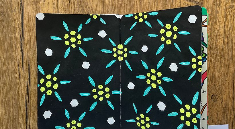 My project for course: Botanical Patterns in a Sketchbook: Conquer the Blank Page 5