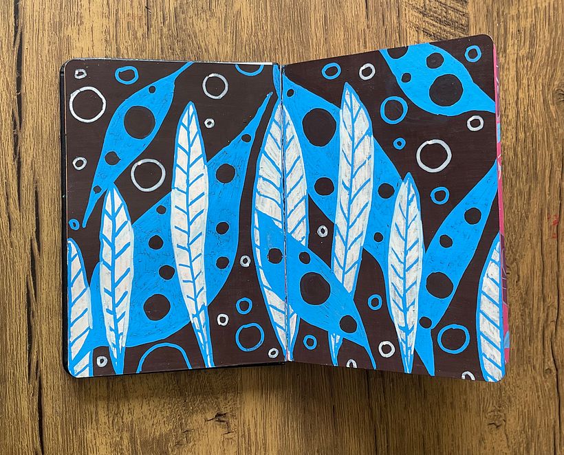 My project for course: Botanical Patterns in a Sketchbook: Conquer the Blank Page 5
