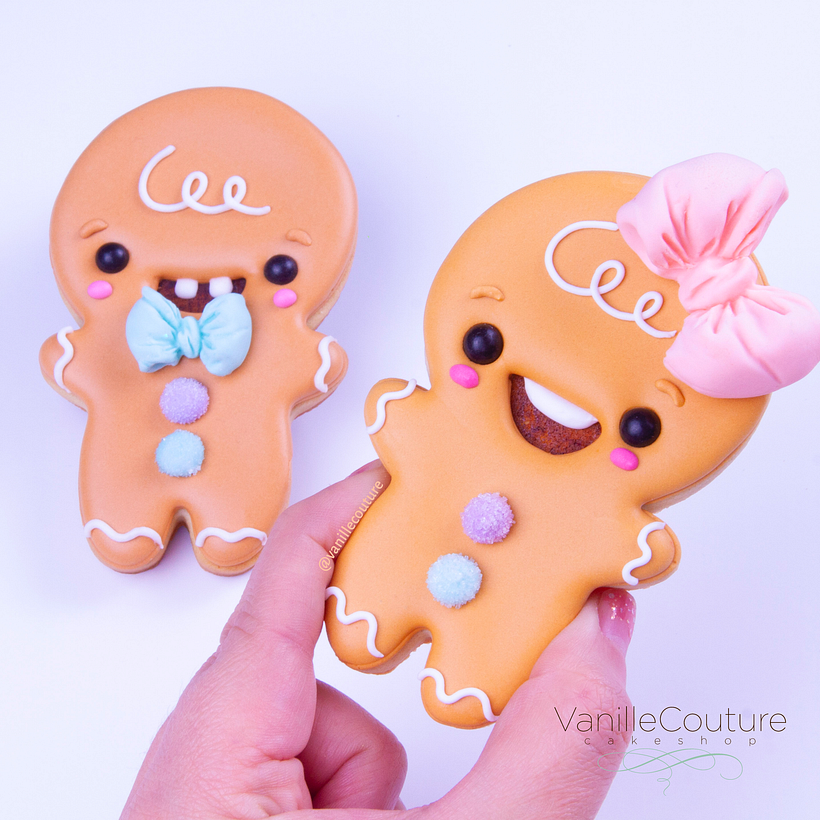 Galleta Muñeco de jengibre Kawaii