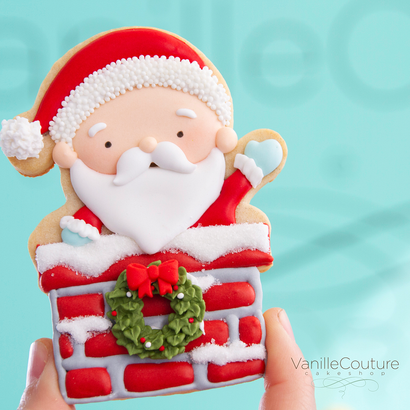 Galleta Santa en chimenea