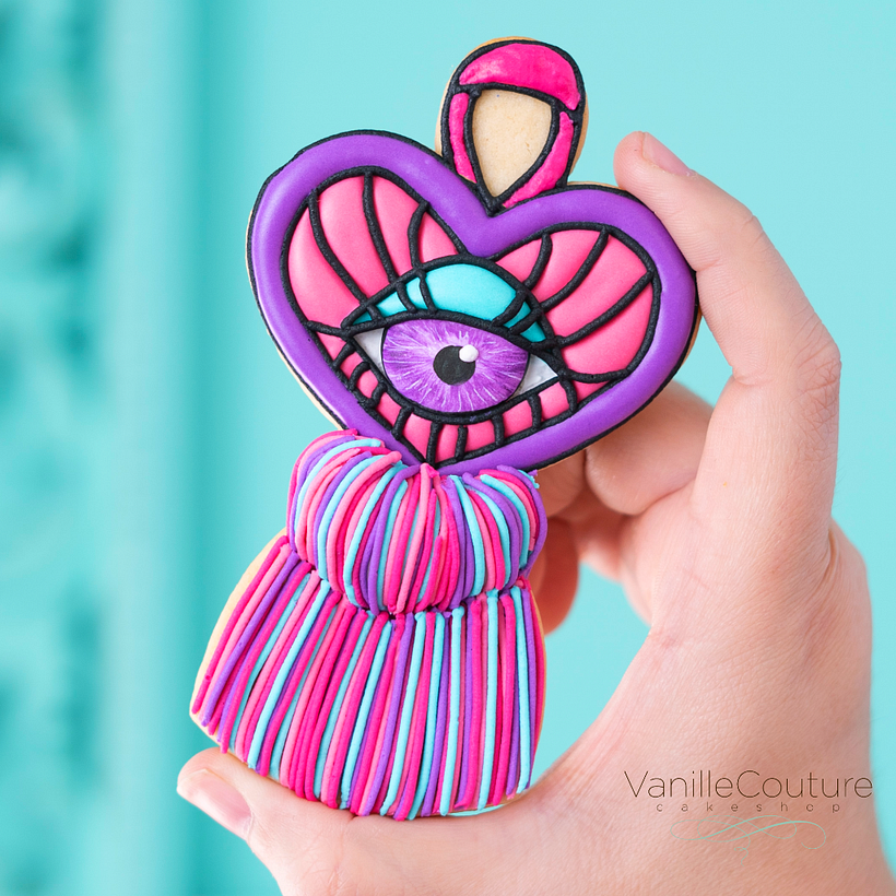 Galleta de amuleto de amor