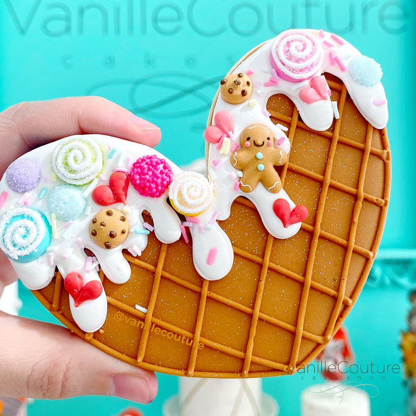 Galletas de corazón dulces