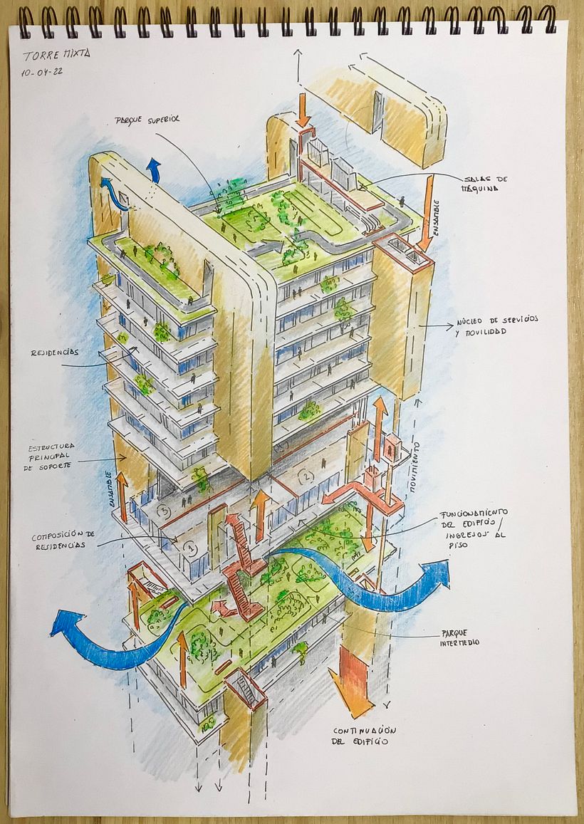 Torre mixta 12