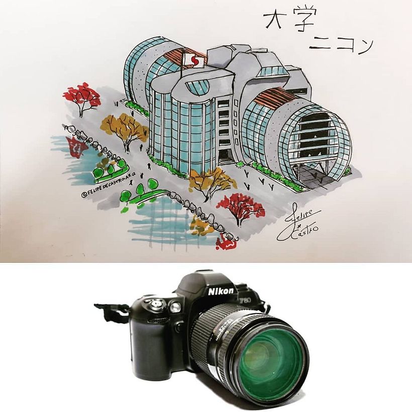 Releituras com perspectiva para desenhos arquitetônicos 22