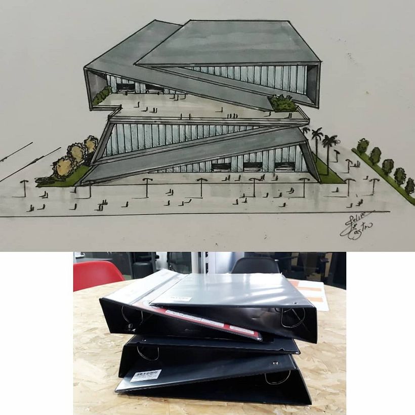 Releituras com perspectiva para desenhos arquitetônicos 25