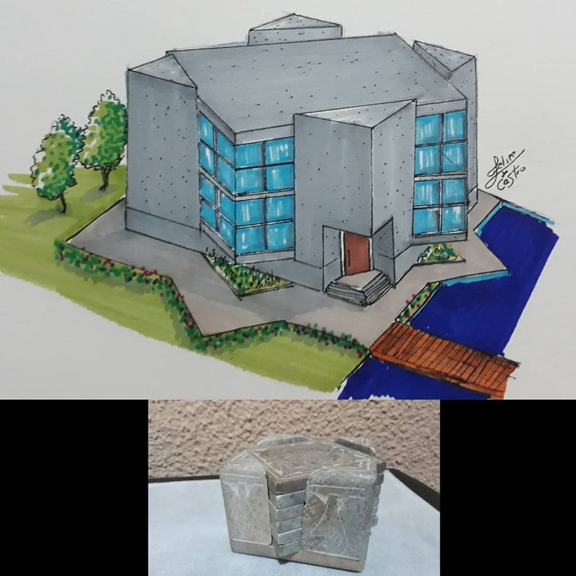 Releituras com perspectiva para desenhos arquitetônicos 27