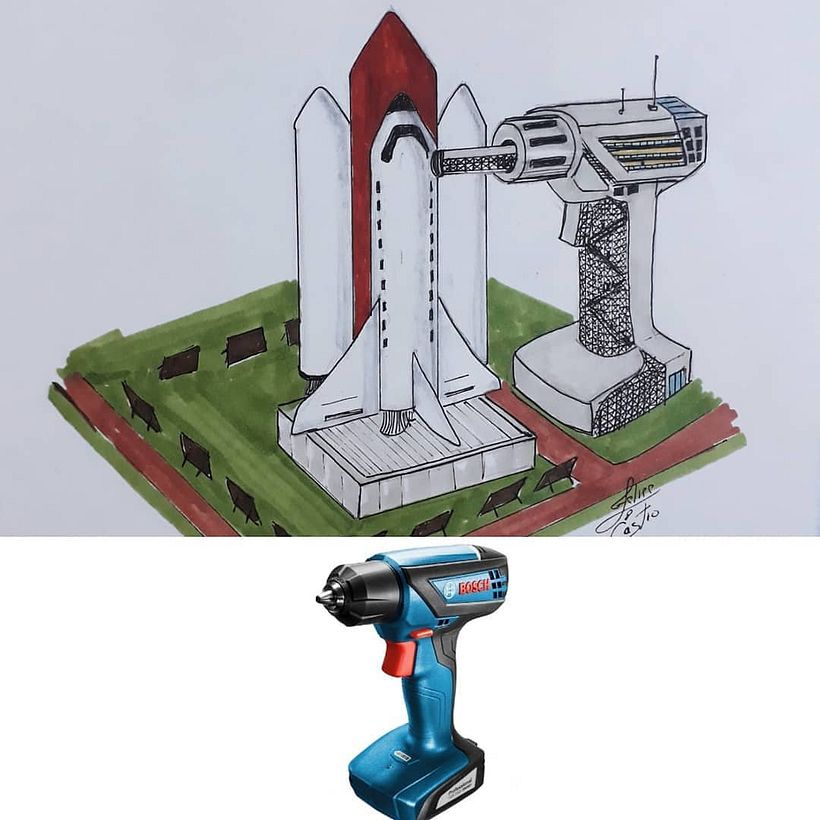 Releituras com perspectiva para desenhos arquitetônicos 28