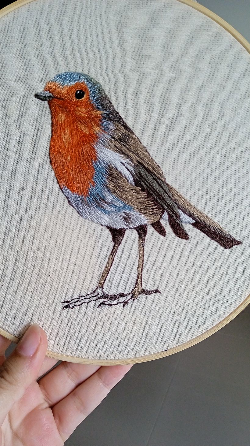 Meu projeto do curso: Pintar com linha: técnicas de ilustração têxtil 1