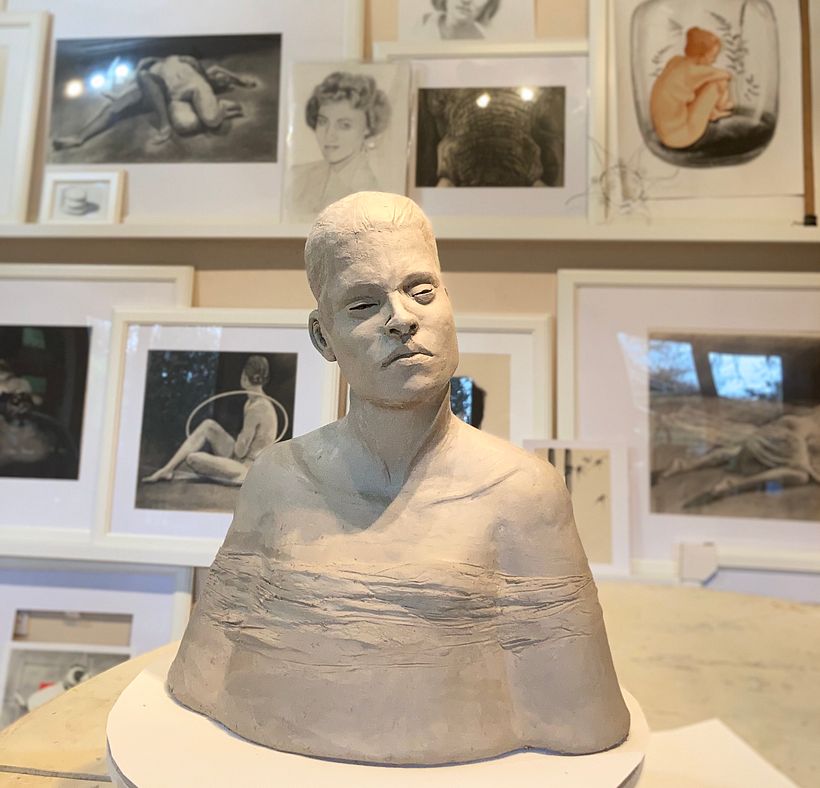 My first Portrait bust - I learnt so much through her creation!