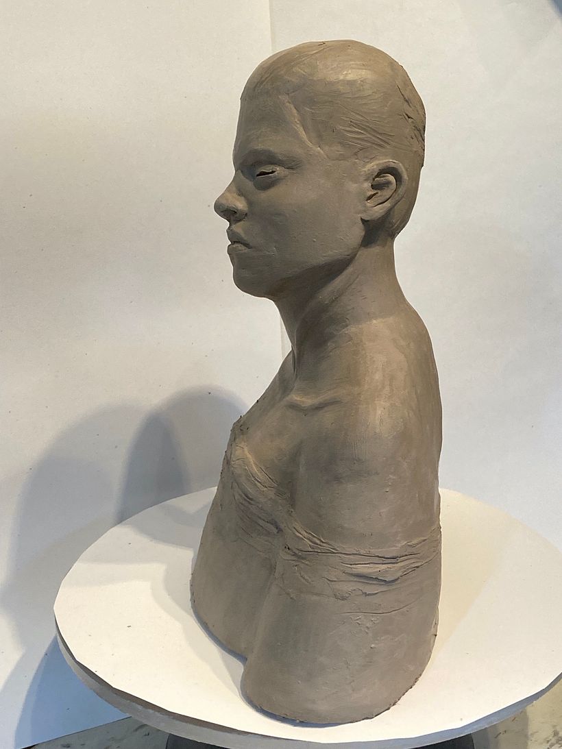 My project for course: Introduction to Clay Figurative Sculpture 9